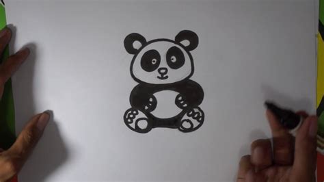 Cara Menggambar Panda Untuk Pemula Youtube