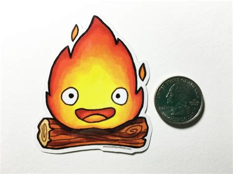 Howls Moving Castle Calcifer Drawing Tattoo Castle Calcifer Moving