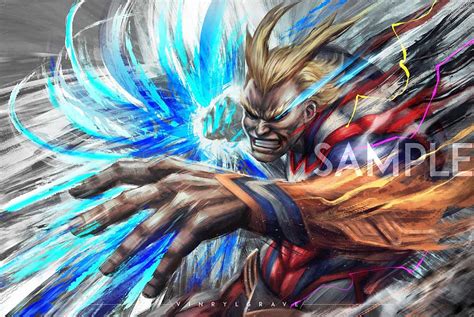 Poster All Might United States Of Smash Artstore