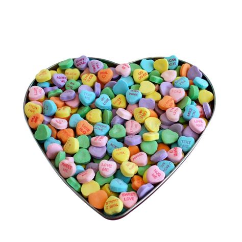 Valentines Heart Candy Background Editorial Photography Image Of
