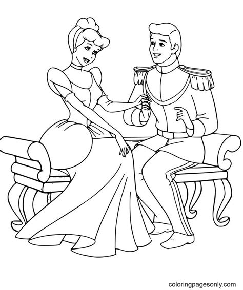 Cinderella Prince Coloring Pages Coloring Pages