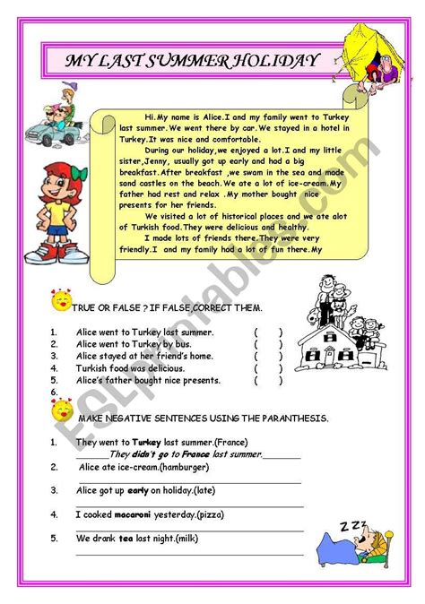 Past Simple Tense Interactive Worksheet For Grade 8 I