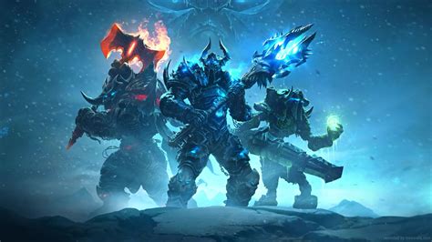 Death Knights World Of Warcraft Wrath Of The Lich King Live Wallpaper