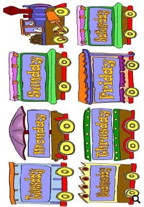 Days of the Week Poster