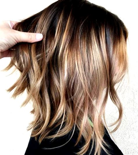 Choppy Inverted Lob With Balayage Highlights In 2020 Thin Hair