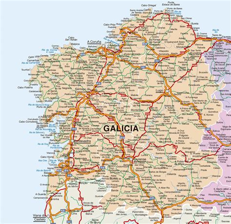 Arriba 105 Foto Mapa De España Y Portugal Por Provincias Y Pueblos