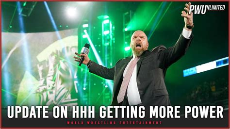 Update On Triple H Getting Power Creative Power In Wwe Youtube
