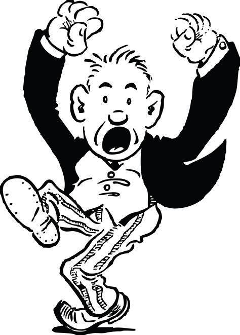 Easy drawing tutorials for beginners, learn how to draw animals, cartoons, people and comics. Angry Guy Throwing Temper Tantrum - Free Retro Clipart ...