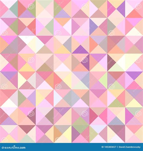 Geometrical Abstract Triangle Mosaic Background Vector Graphic Stock