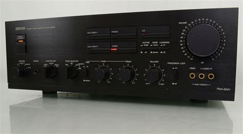 Acronym for positive mental attitude; Denon PMA-900V Integrated Amplifiers