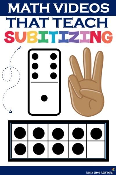Videos That Teach Subitizing Lucky Little Learners