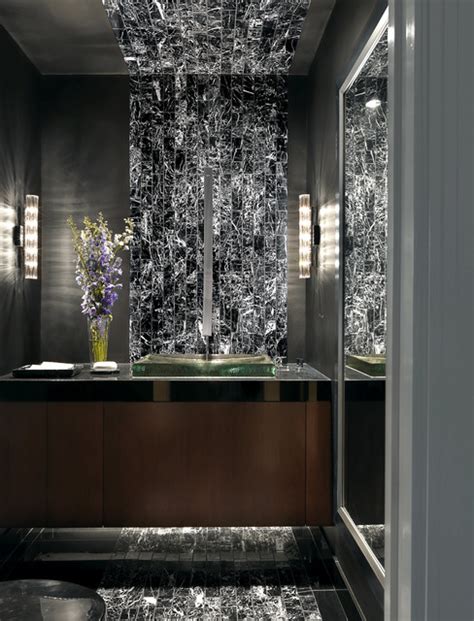 Luxury Condominium Contemporary Powder Room St Louis By Edwin Pepper Interiors