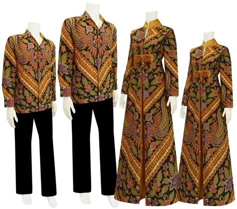 Model Baju Gamis Batik Motif Garuda Kembar Batik Bagoes Solo