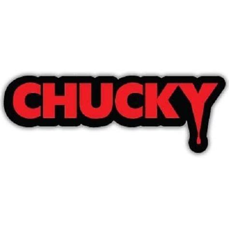Chucky Horror Vinyl Sticker Decal 6 Etsy