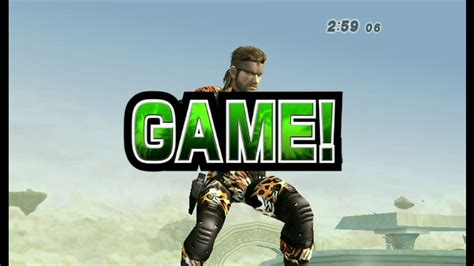 Super Smash Bros Brawl Classic Mode With Snake Youtube