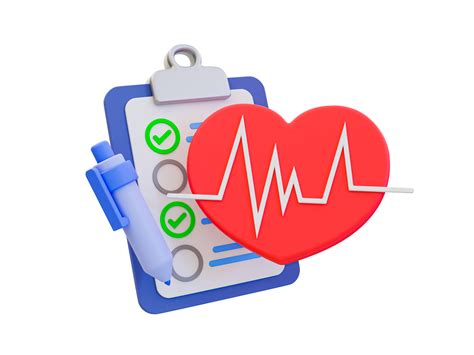 3d minimal annual health check concept. Health insurance concept