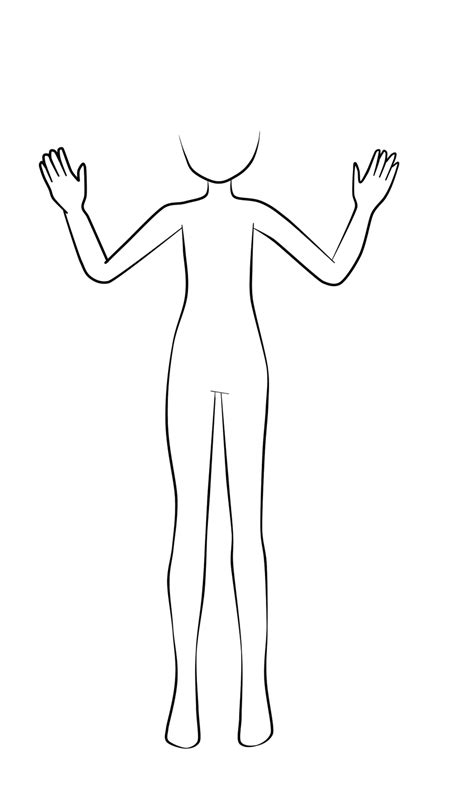 Anime Body Outline Drawing Bmp Clown