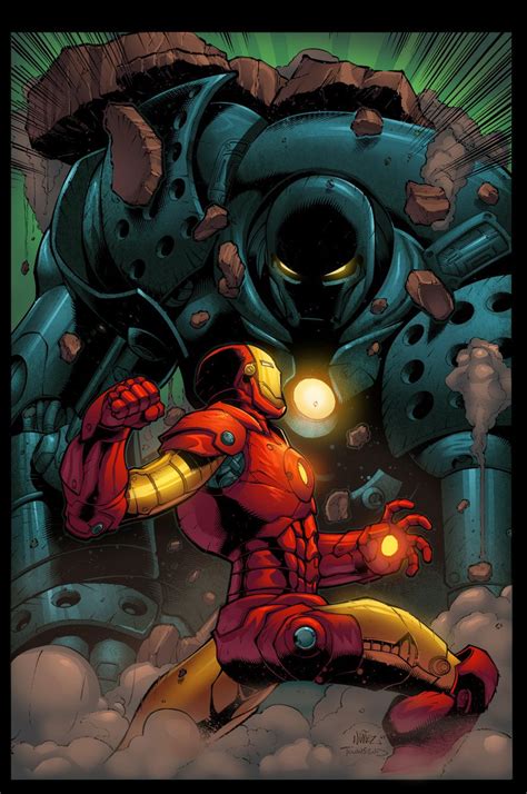 Iron Man Vs Iron Monger By Shalomone Iron Man Comic Iron Man Artwork