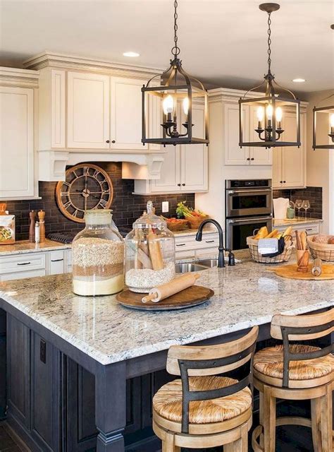 65 Beautiful Modern Farmhouse Kitchen Makeover Decor Ideas