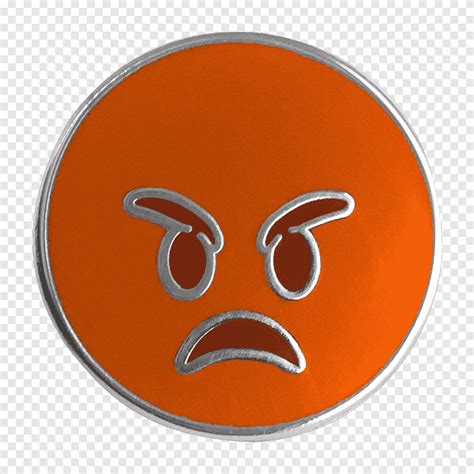 Anger Sticker Angry Emoji Orange Thumb Signal Png PNGEgg