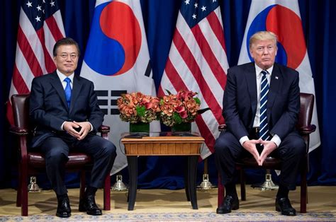 Trump Asks South Koreas President ‘do You Have To Reunify The