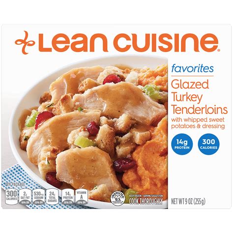 Lean Cuisine Favorites Glazed Turkey Tenderloins Frozen Meal Walmart