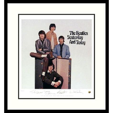 Limited Edition The Beatles Yesterday And Today Album Cover Framed