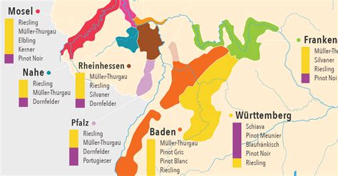 Germany map and satellite image. A Complete Introduction To The Wines Of Germany: MAP ...