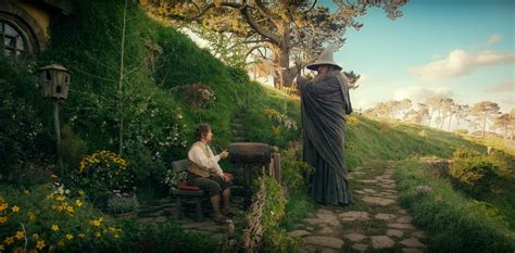 Gandalf And Bilbo At Bag End I Am Looking For Someone To Share In An Adventure The Hobbit
