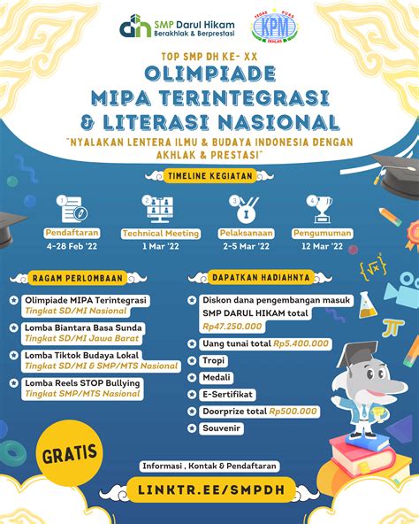 Yuk Daftar Olimpiade Dan Lomba Smp Darul Hikam Planbe Id