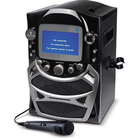 Singing Machine Cdg Karaoke Bluetooth System With Built In 5 Color Tft