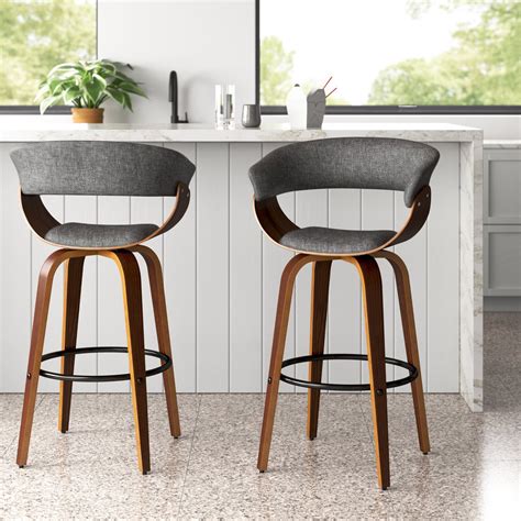 Comfortable Bar Stools With Backs And Arms Foter