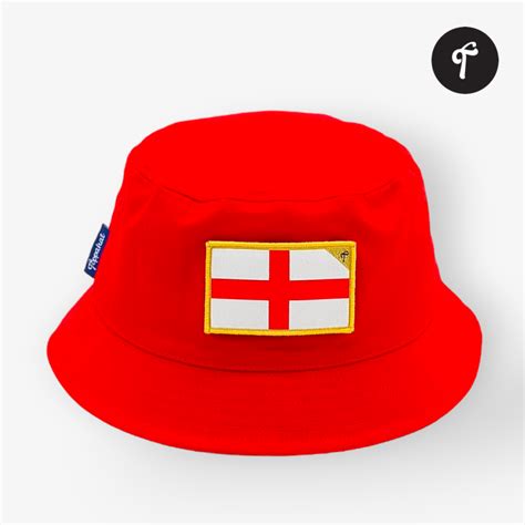 England Bucket Hat And England Flag Patch In 8 Colour Choices