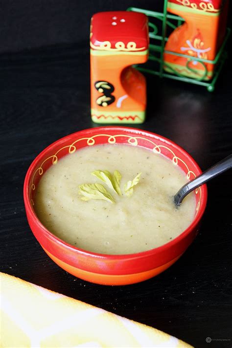 Easy And Healthy Celery Soup Recipe With Lemon And Basil Recipe