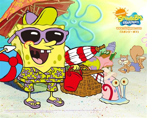 Spongebob Squarepants Summer Hd Background For Ipod