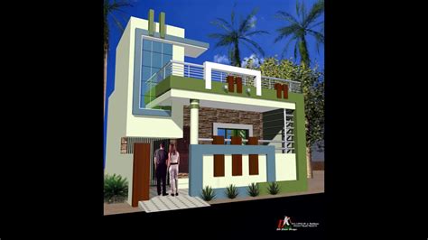 Indian Styles Simple And Colorful House Front Designs Youtube