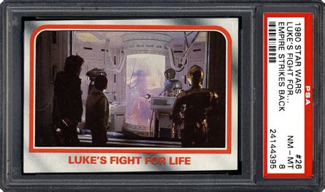 1980 Topps Empire Strikes Back Lukes Fight For Life Psa Cardfacts™