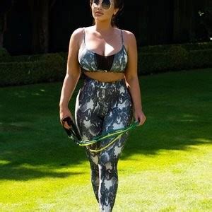 Lauren Goodger Is Seen Having An Early Morning Workout In Essex