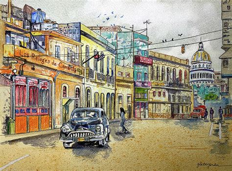 Old Havana Cuba Painting By Brett Gordon Pixels