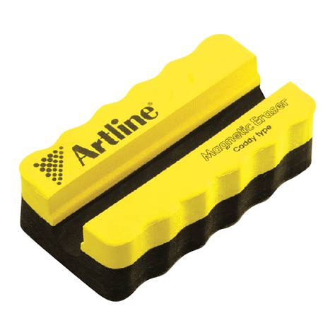 Buy Artline Magnetic Whiteboard Eraser With Holder Yellow Pc Online