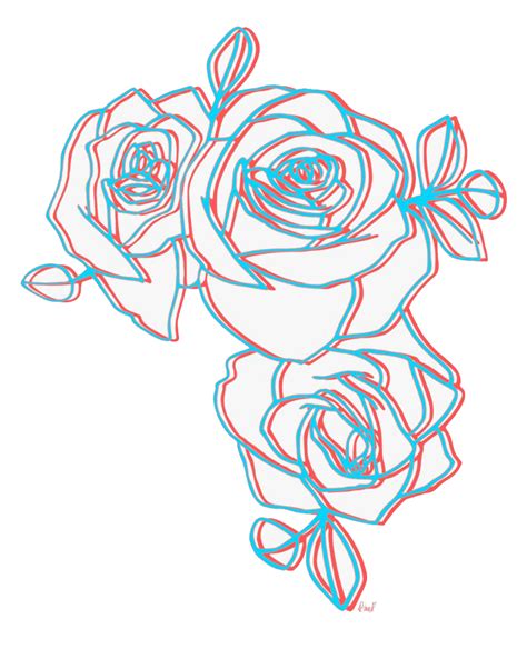 Aesthetic Flower Art Png Image Png Mart