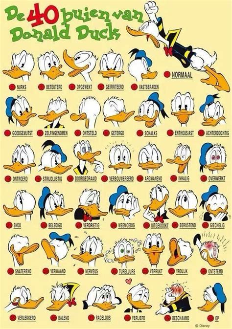 Pin Van Hilda Op Donald Duck Met Afbeeldingen Emoties Donald Duck