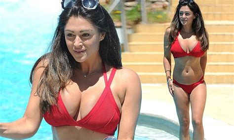 casey batchelor flaunts her eye popping assets in bikini daily mail online