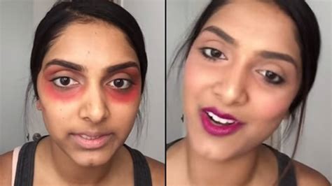 Makeup Trick Why She Smears Red Lippie Under Her Eyes Nz