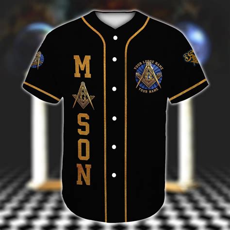 Freemason Baseball Shirt Custom Baseball Shirt Custom Lodge Name