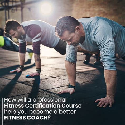 How Will A Professional Fitness Certification Course Help You Become A