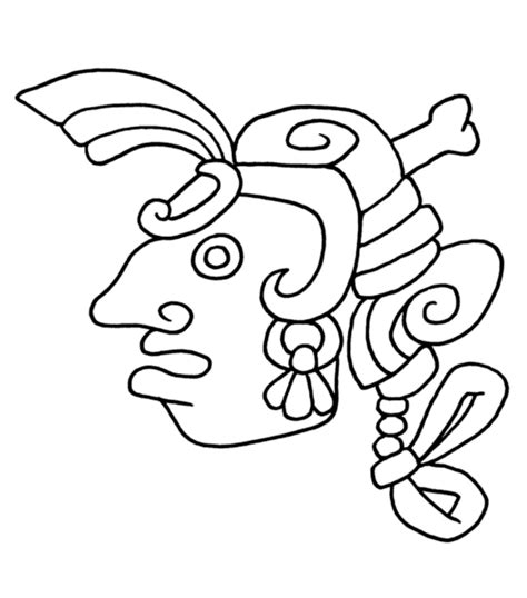 Dioses Mayas Para Colorear Símbolos Mayas Símbolos Aztecas Arte Azteca