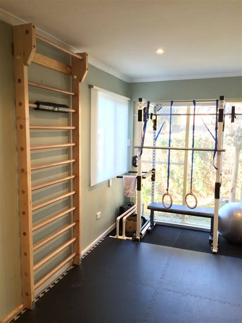 Stand back, grab a brew, your dog, a nice sunset, and admire your. Stall Bar Build in 2020 | Home gym design, At home gym, Gymnastics room