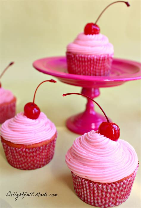 Very Cherry Cupcakes Delightful E Made