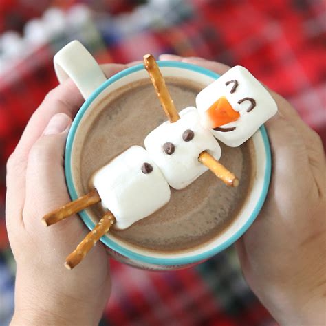 Marshmallow Snowman Make A Hot Chocolate Buddy Its Always Autumn